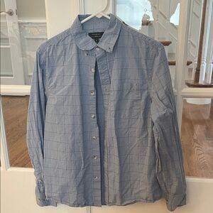 Men's Blue Banana Republic Checkered Shirt